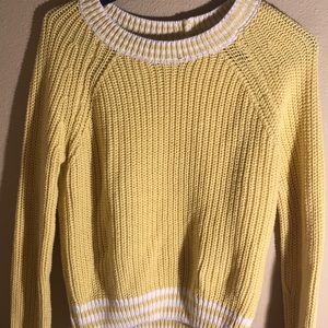 Yellow Striped Sweater